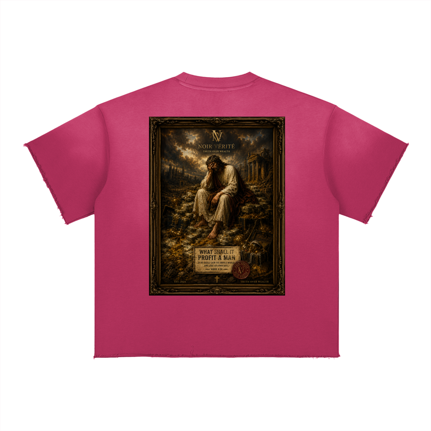 NOIR VÉRITÉ — “What Shall It Profit a Man” Graphic Tee
